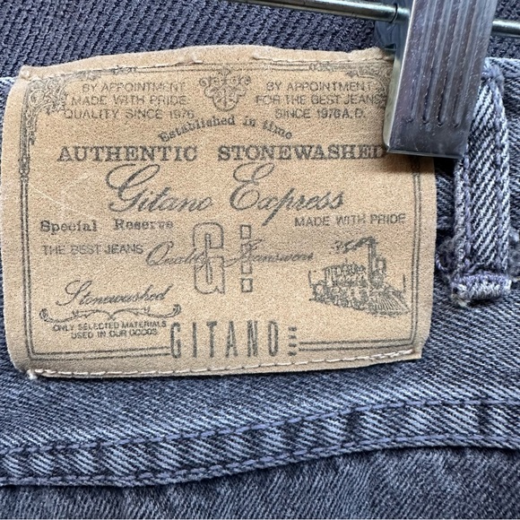 Vintage 80s pleated Gitano jeans tapered women’s 11/12 - Picture 3 of 5